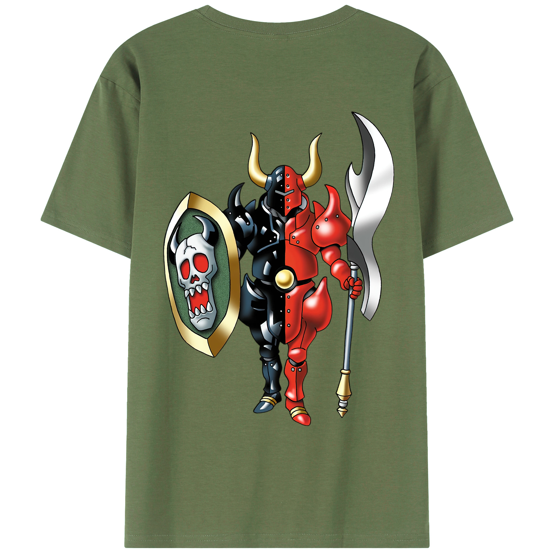 （画像用） ドラゴンクエスト Doragon Kuesuto Dragon Quest 綿100％ メンズ半袖Tシャツ（バックプリント） 通気性